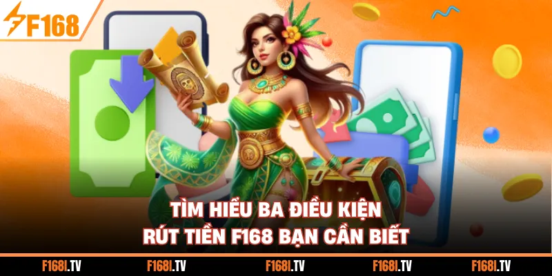 Tìm hiểu ba điều kiện rút tiền F168 bạn cần biết